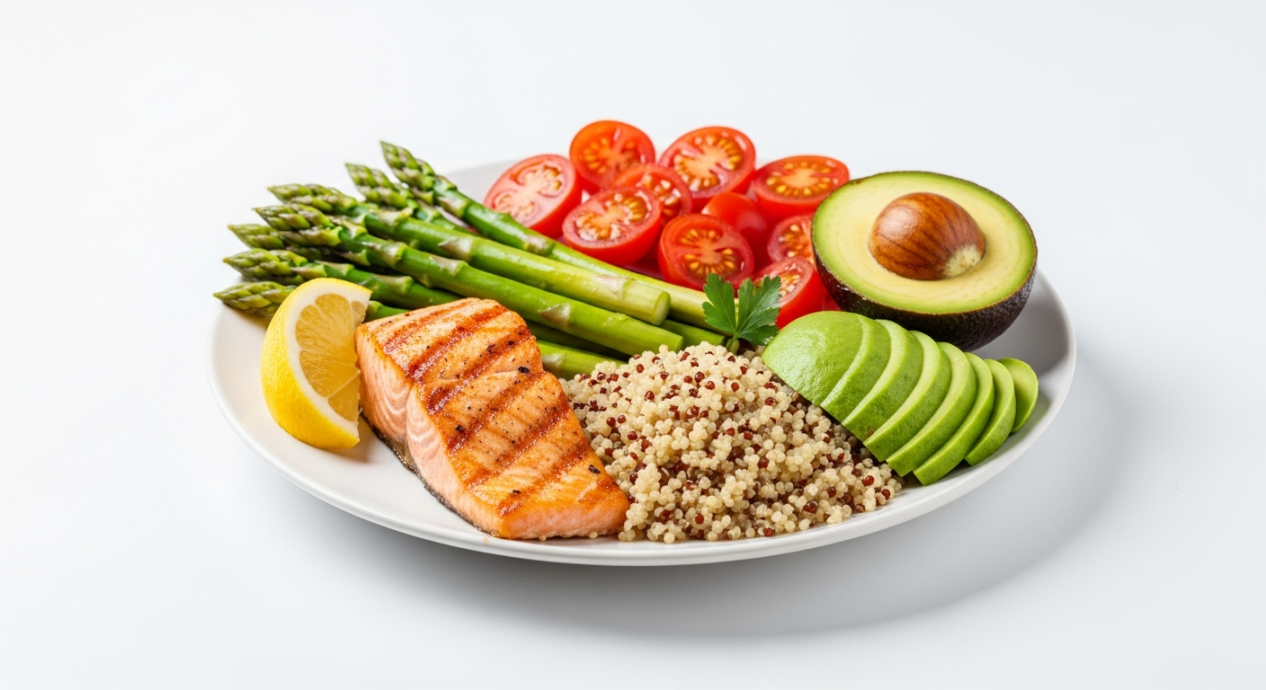 healthy diet meal plate