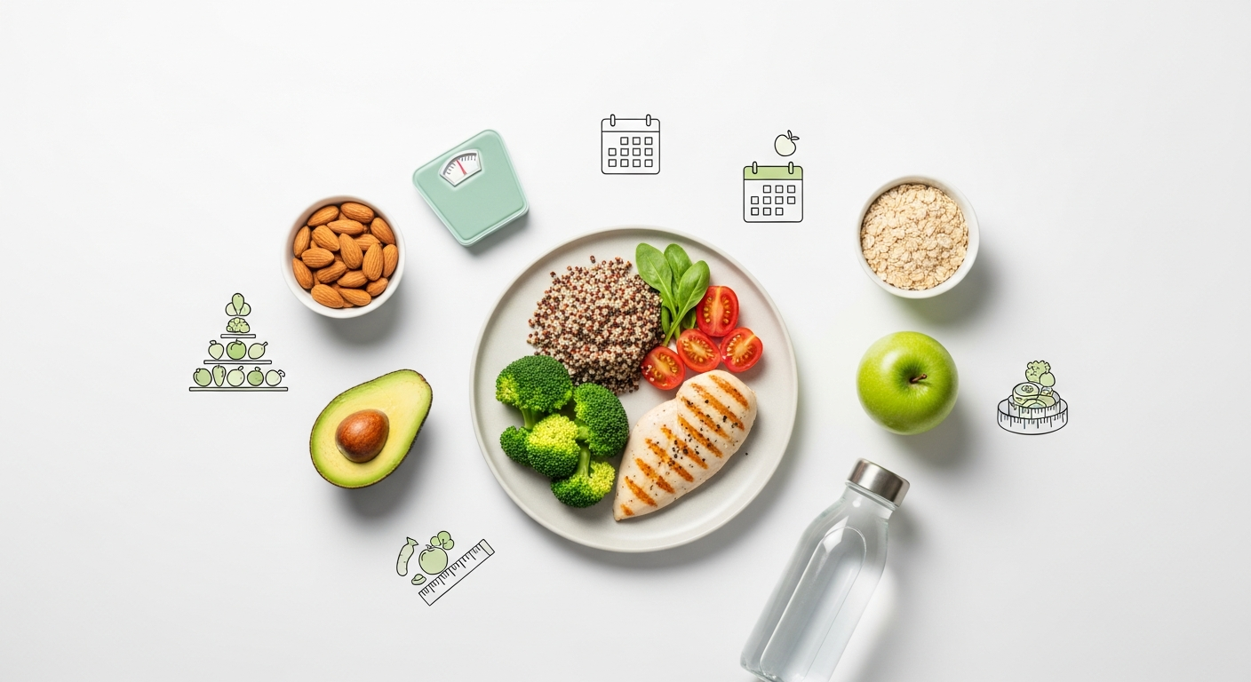 성공률 100%! 현실적이고 지속 가능한 남자 체중 감량 식단 가이드