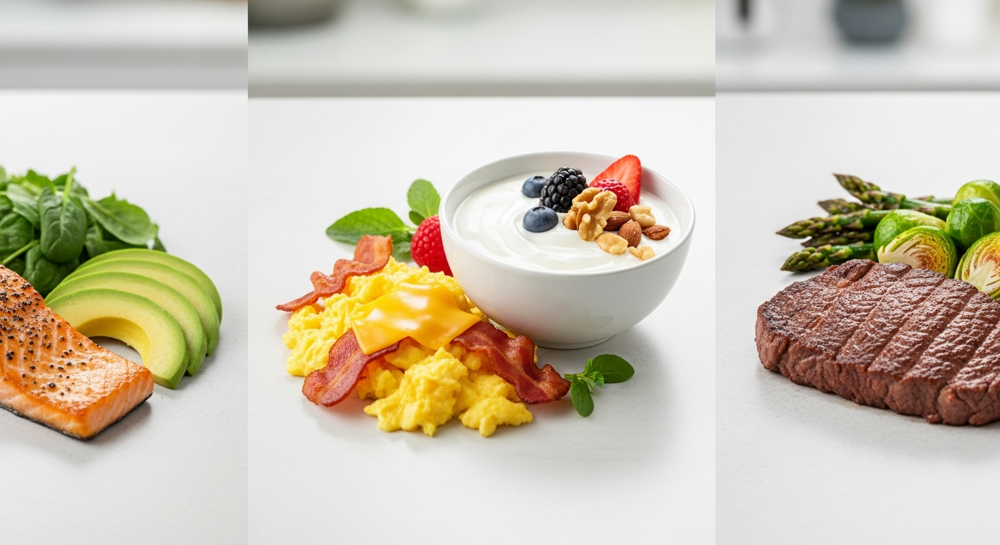 다이어트 성공! 초보자도 쉬운 현실적인 저탄고지 식단 예시 (일주일 식단표)