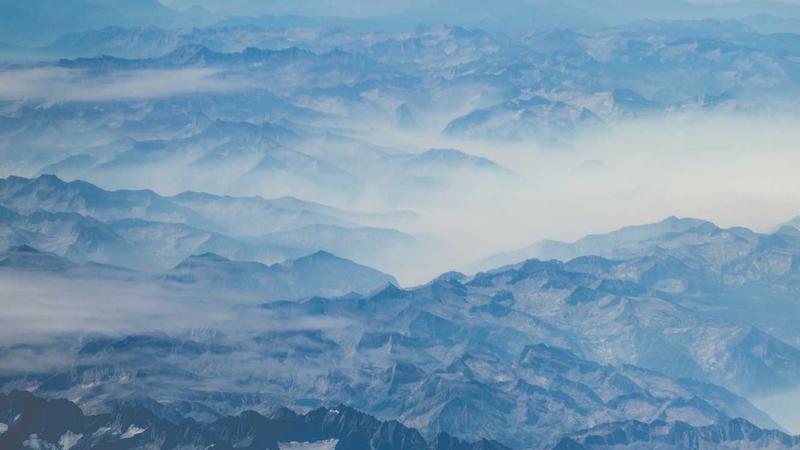 집에서 요가 매트를 깔고 열정적으로 홈트레이닝을 하는 여성의 모습