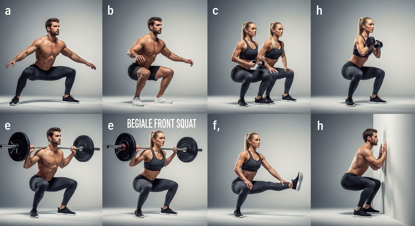 내 체형에 맞는 스쿼트 자세 종류 완벽 가이드 (초보자 필수)