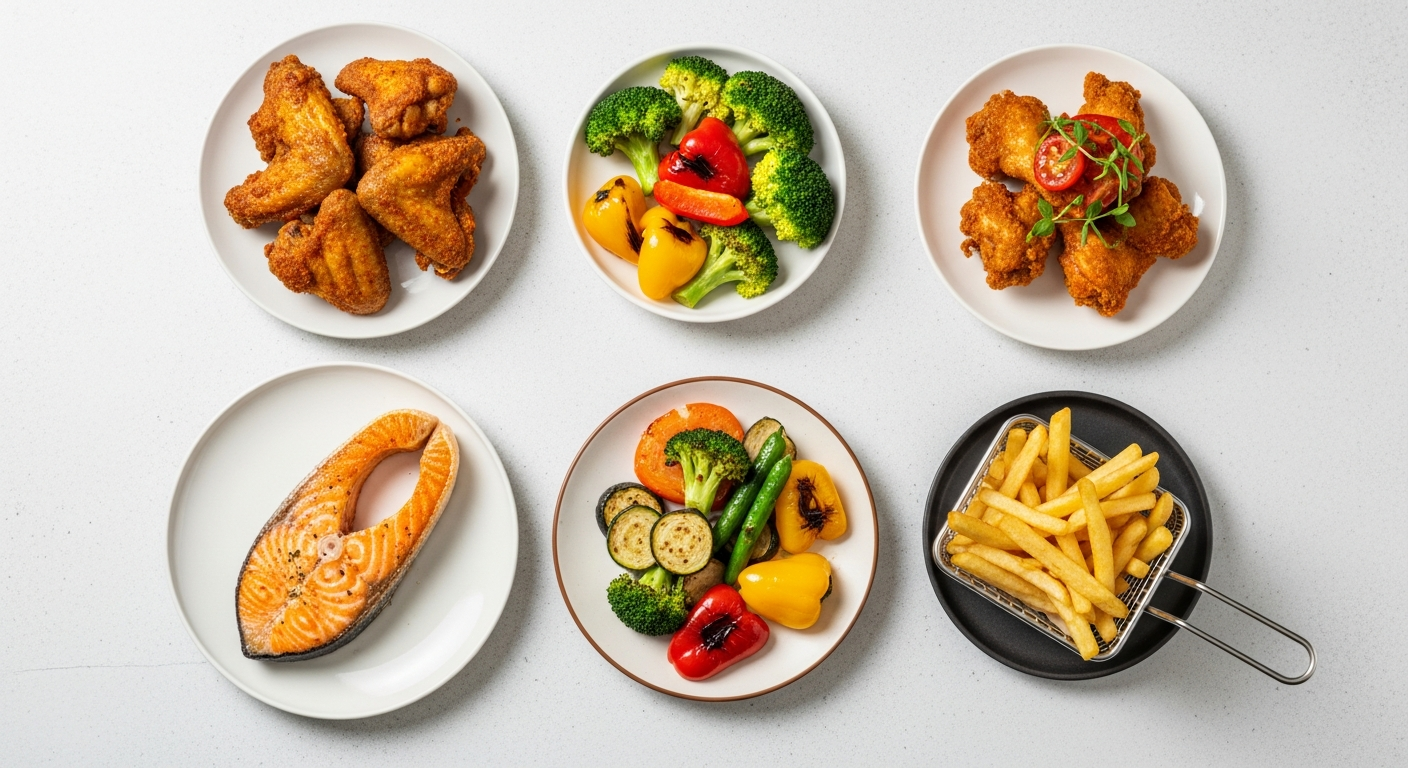 요리 초보도 셰프처럼! 실패 없는 에어프라이어 레시피 100 완벽 가이드