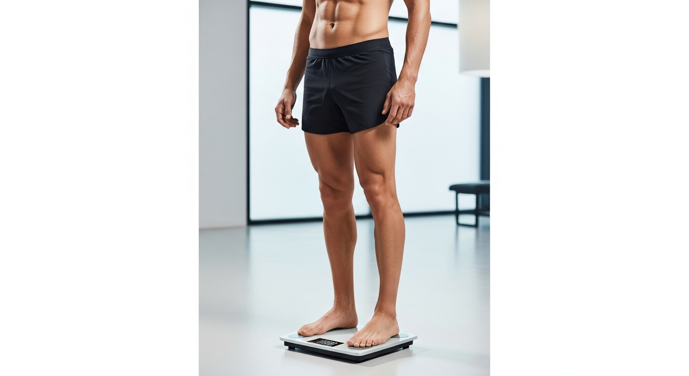 간헐적 단식 시간, 1. 간헐적 단식 시간, 왜 중요할까요? 2. 나에게 맞는 간헐적 단식 시간표 찾기 person standing on smart weight scale